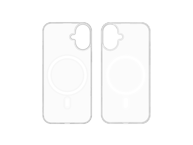 Merskal Clear Cover MagSafe iPhone 16 - BULK