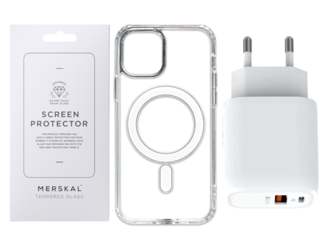 Merskal Clear Kit Magsafe iPhone 16 Pro 